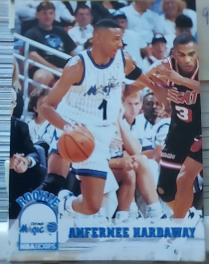 1993-94 Hoops #380 Anfernee Hardaway — front