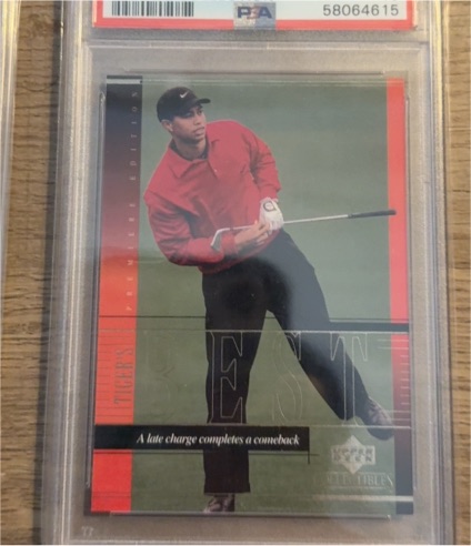 2001 Upper Deck Tiger Woods Collection #TWC13 Tiger Woods — front