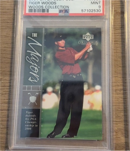 2001 Upper Deck Tiger Woods Collection #TWC25 Tiger Woods — front