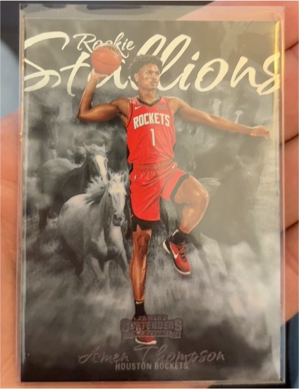 2023-24 Panini Contenders Rookie Stallions #23 Amen Thompson — front