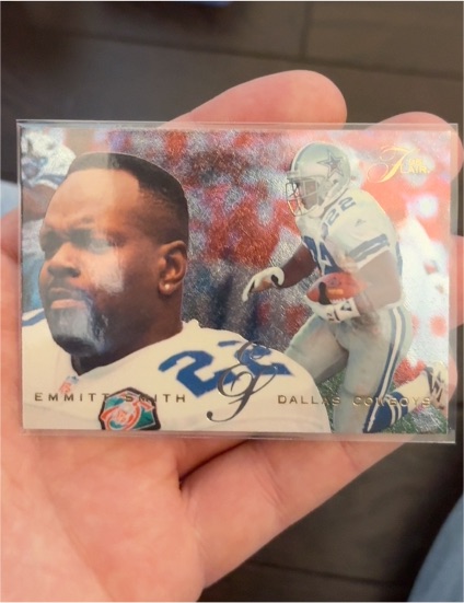 1995 Fleer Flair #57 Emmitt Smith — front