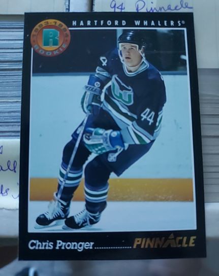 1993-94 Pinnacle #456 Chris Pronger — front