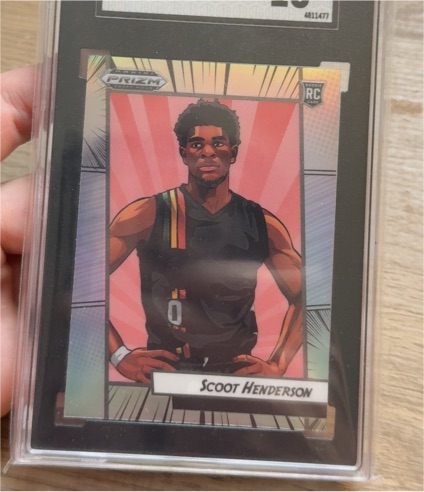 2023-24 Panini Prizm Draft Picks #14 Scoot Henderson Manga Rookie — front