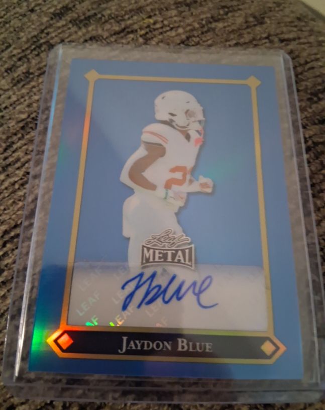 2025 Leaf Metal #92L-JB1 Jaydon Blue — front