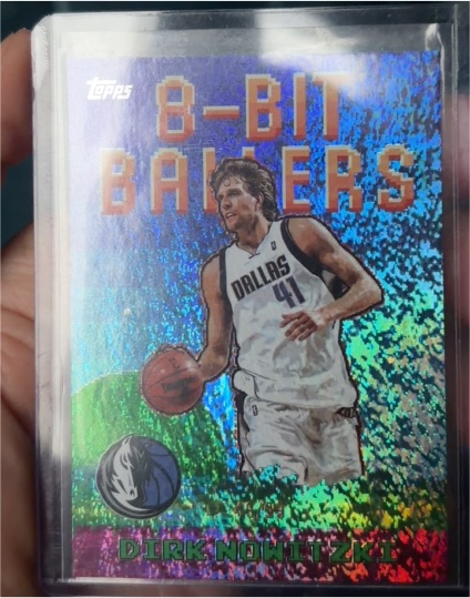 2025-26 Topps Basketball 8-Bit Ballers #8B-22 Dirk Nowitzki — front