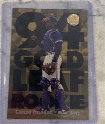 1994 Leaf Gold Leaf Rookies #10 Carlos Delgado — front
