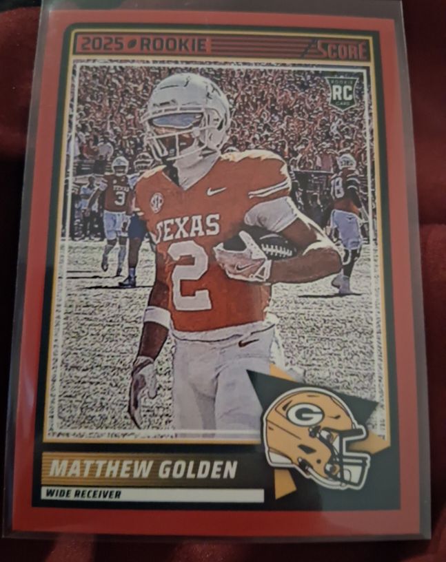 2025 Panini Score #56 Matthew Golden RC — front