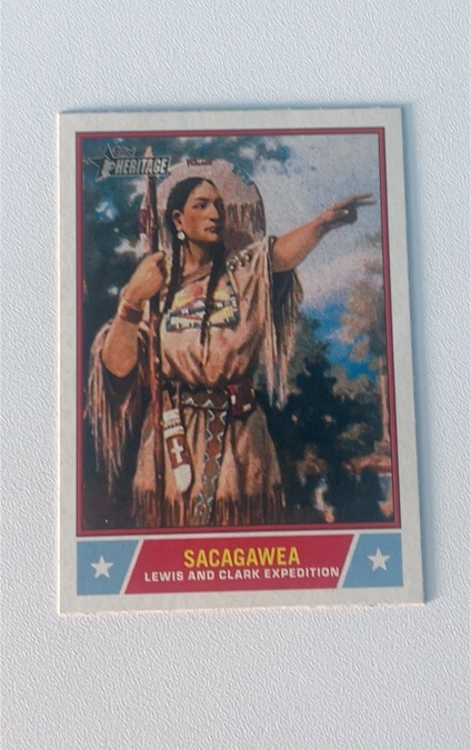 2025 Topps Heritage Notable Americans #NS-32 Sacagawea — front