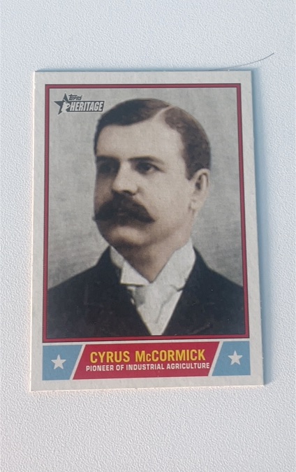2025 Topps Heritage Notable Americans #NS-69 Cyrus McCormick — front