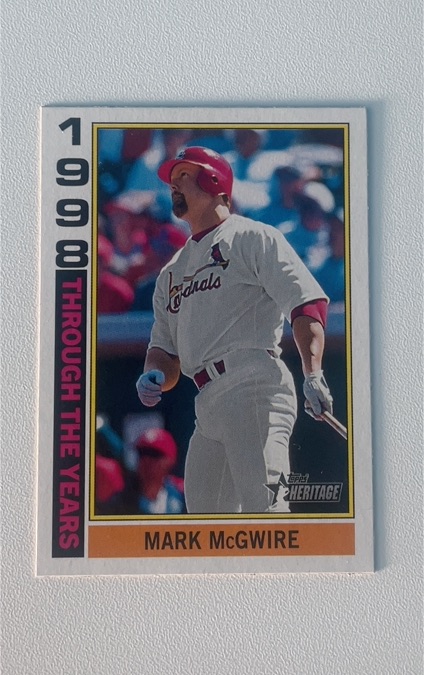 2025 Topps Heritage Through the Years #TTY-13 Mark McGwire — front