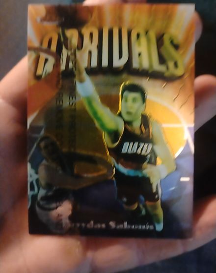 1997-98 Topps Finest #242 Arvydas Sabonis — front