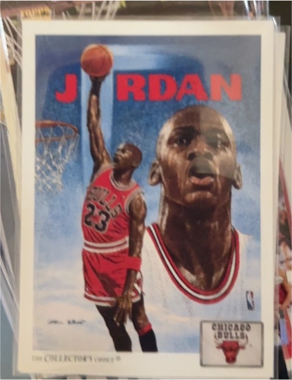 1991 Collector's Choice #75 Michael Jordan — front