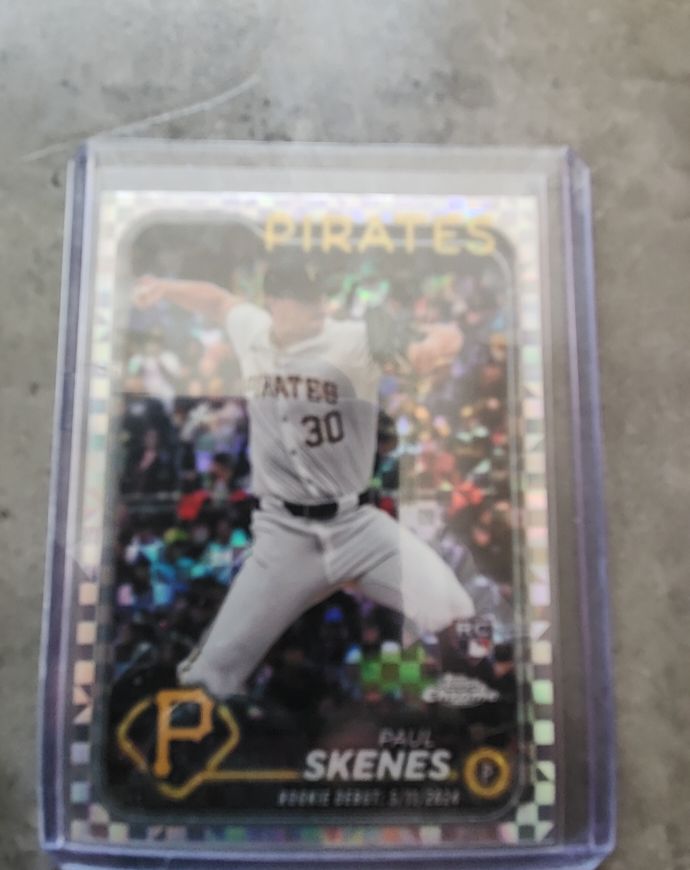 2024 Topps Chrome Update Series #USC27 Paul Skenes Rookie Debut — front