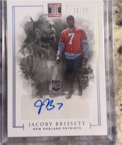 2016 Panini Impeccable #16 Jacoby Brissett — front