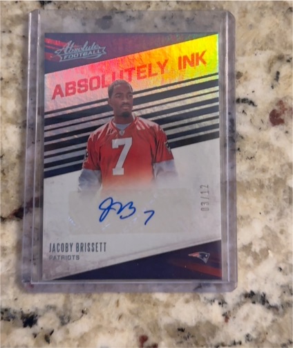 2016 Panini Absolute Football #31 Jacoby Brissett Absolutely Ink Autograph — front