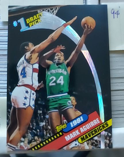 1992-93 Topps Archives #1 Mark Aguirre — front