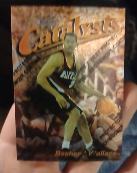 1997-98 Topps Finest #58 Rasheed Wallace — front