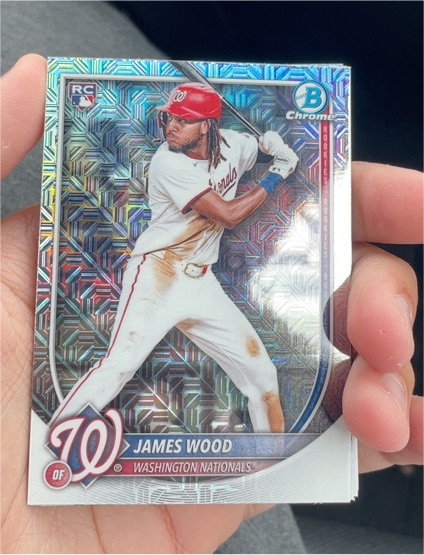 2025 Bowman Chrome #29 James Wood — front
