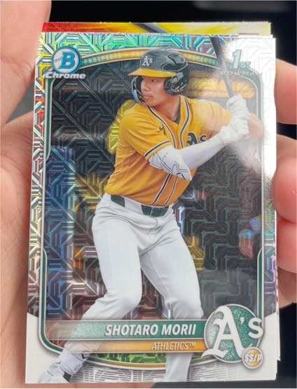 2025 Bowman Chrome #BCP-170 Shotaro Morii — front