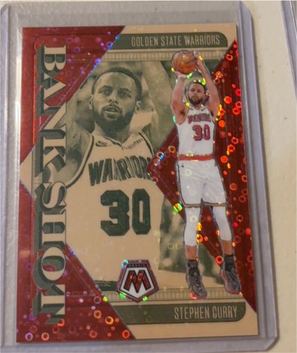2024-25 Panini Mosaic #19 Stephen Curry Bank Shot — front