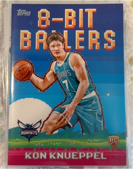 2025-26 Topps #8B-34 Kon Knueppel 8-Bit Ballers — front