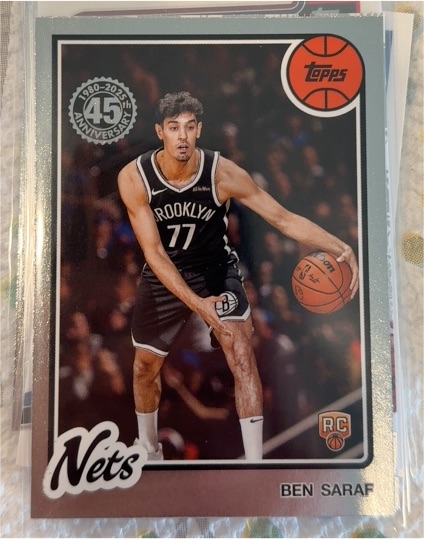 2025-26 Topps #80BK-72 Ben Saraf — front