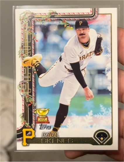 2025 Topps Holiday #H70 Paul Skenes — front