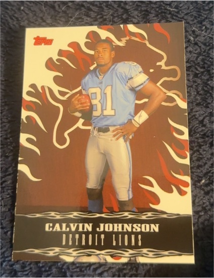 2007 Topps #2 Calvin Johnson — front