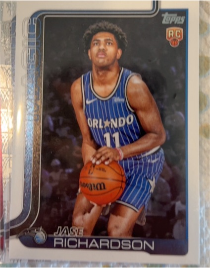 2025-26 Topps #225 Jase Richardson — front