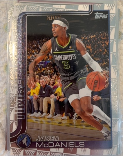 2025-26 Topps #248 Jaden McDaniels — front