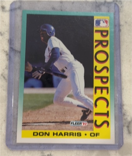 1992 Fleer #660 Don Harris — front