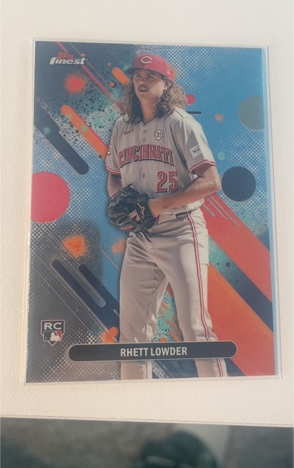 2025 Topps Finest #36 Rhett Lowder — front