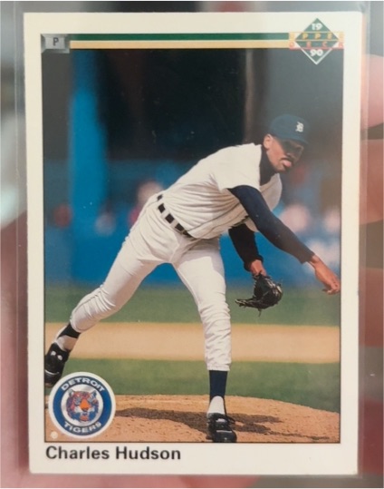 1990 Upper Deck #520 Charles Hudson — front