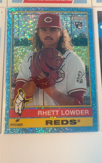 2025 Topps Heritage #181 Rhett Lowder — front