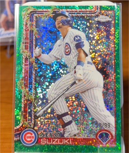 2025 Topps Chrome #210 Seiya Suzuki — front