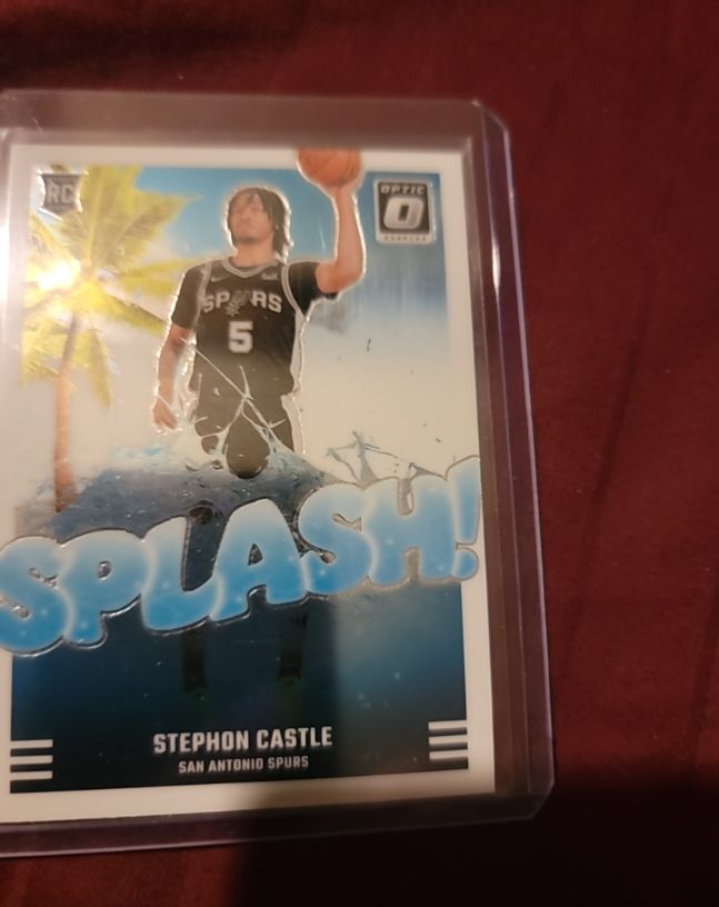 2024-25 Panini Donruss Optic #14 Stephon Castle Splash! Rookie Card — front