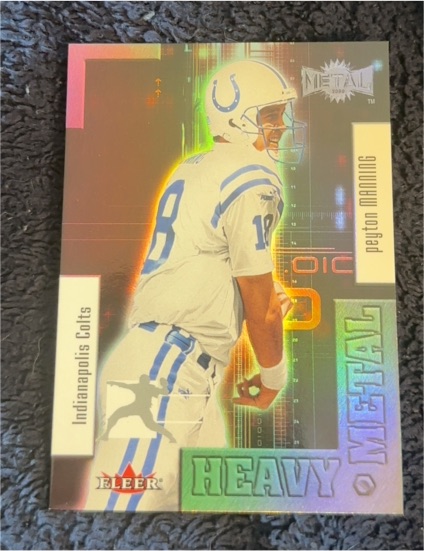 2000 Fleer Metal Heavy Metal #6HM Peyton Manning — front