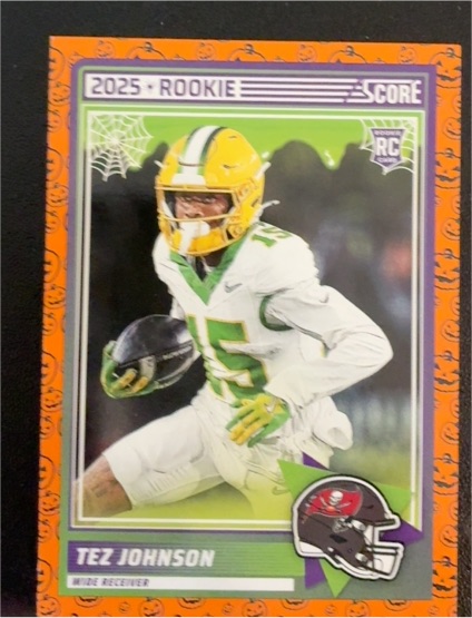 2025 Panini Score-A-Treat #34 Tez Johnson — front