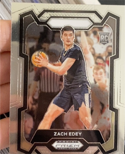 2024 Panini Prizm Draft Picks #1 Zach Edey — front
