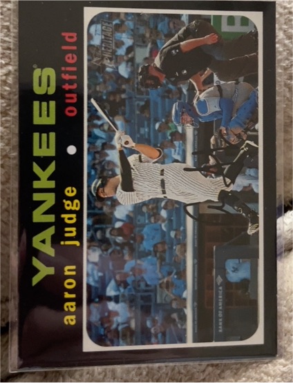 2020 Topps Heritage #395 Aaron Judge — front