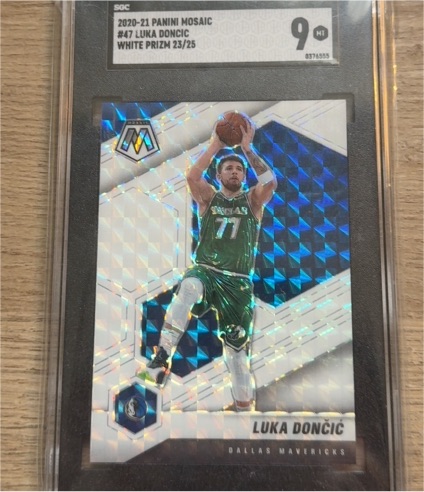 2020-21 Panini Mosaic #47 Luka Dončić — front