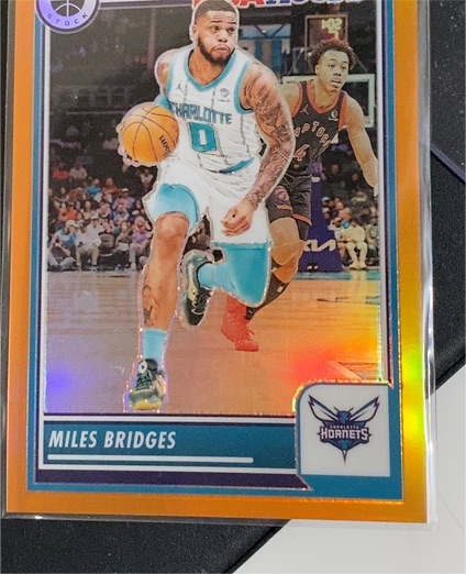 2023-24 Panini NBA Hoops Premium Stock #229 Miles Bridges — front