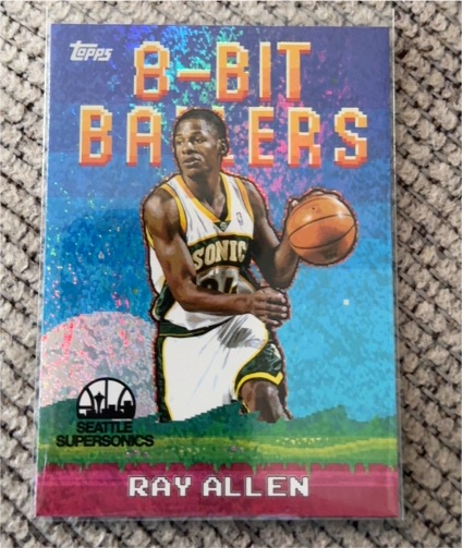 2025-26 Topps #8B-28 Ray Allen 8-Bit Ballers — front