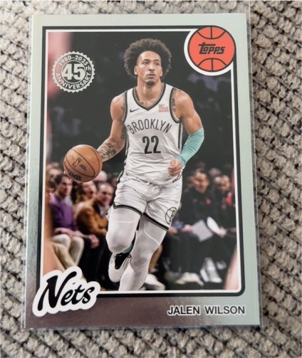 2025-26 Topps 45th Anniversary #80BK-9 Jalen Wilson — front