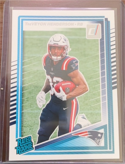 2025 Panini Donruss #332 TreVeyon Henderson Rated Rookie — front