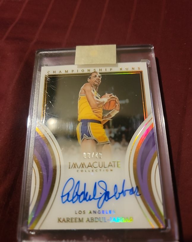 2023 Panini Immaculate Collection Championship Runs #Kareem Abdul-Jabbar — front