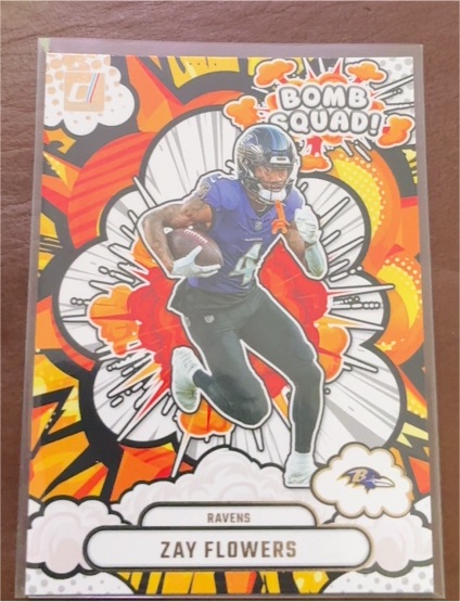 2025 Donruss Bomb Squad #BS-ZFS Zay Flowers — front