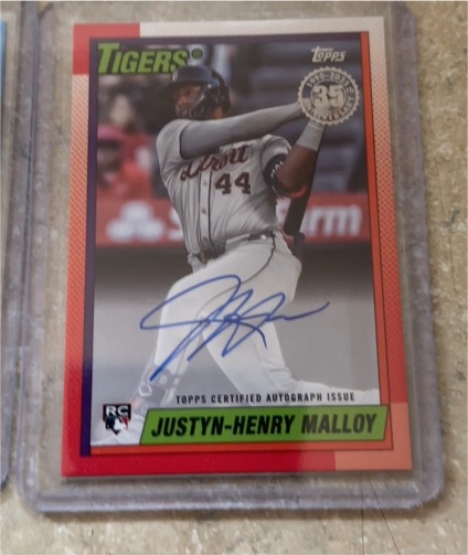 2025 Topps Series 2 #90B2-JMY Justyn-Henry Malloy — front