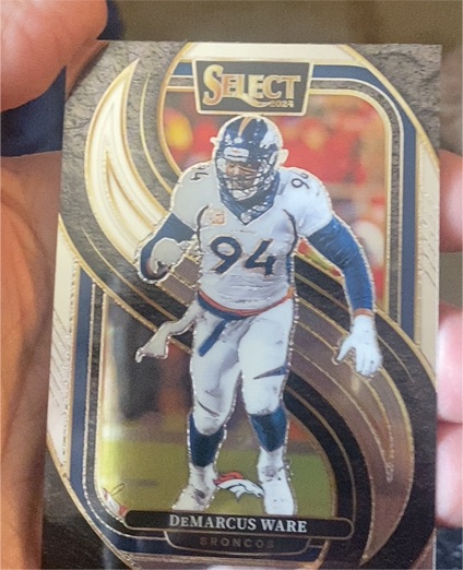 2024 Panini Select Premier Level Die Cut Silver Prizm #147 DeMarcus Ware — front