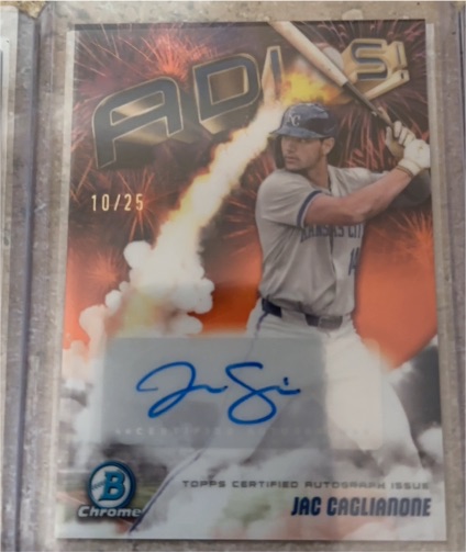 2025 Bowman Chrome #AD-3 Jac Caglianone — front